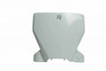 FRONT PLATE 19-22 HUSKY TC/FC, WHITE, RTECH R-TBHSQBN0019