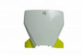 FRONT PLATE 19-22 HUSKY TC/FC, WHITE/YELLOW, RTECH R-TBHSQBNGQ19