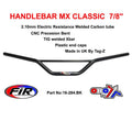 HANDLEBAR MX CLASSIC STREET, MATT BLACK / EMGO 23-92400