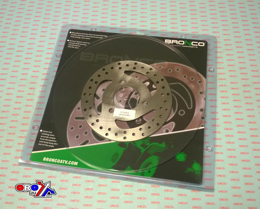 DISC BRAKE ROTOR REAR POLARIS, BRONCO AT-05919, MD6156D	, 5243678