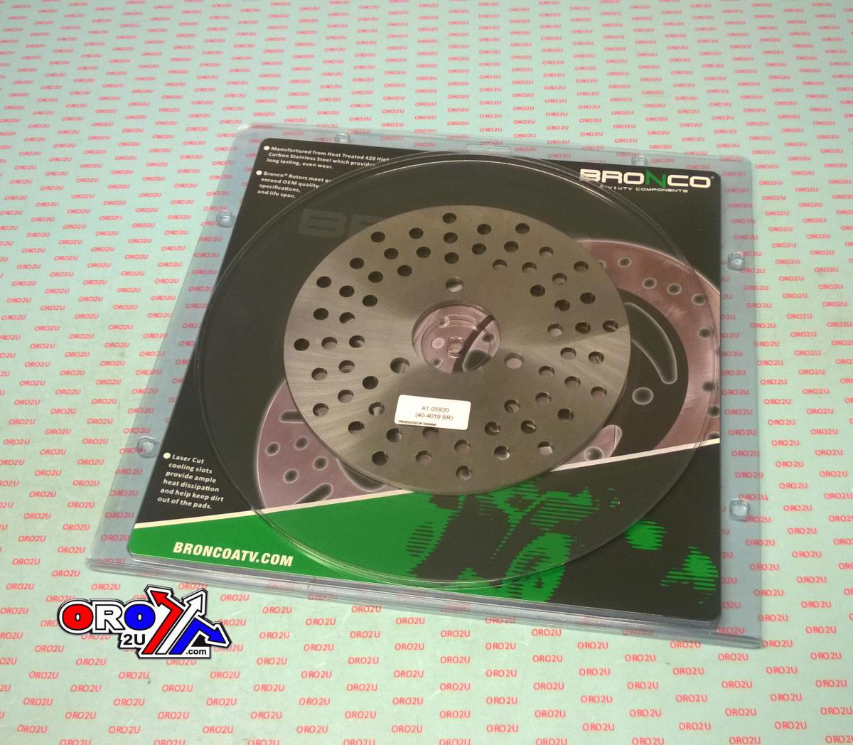 DISC BRAKE ROTOR REAR POLARIS, BRONCO AT-05920, MD6169D, 5243679