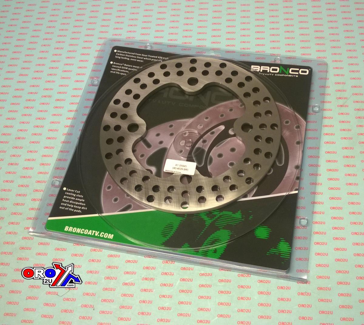 DISC BRAKE ROTOR POLARIS UTV, BRONCO AT-05945 FRONT / REAR, MD6397D, 5260591