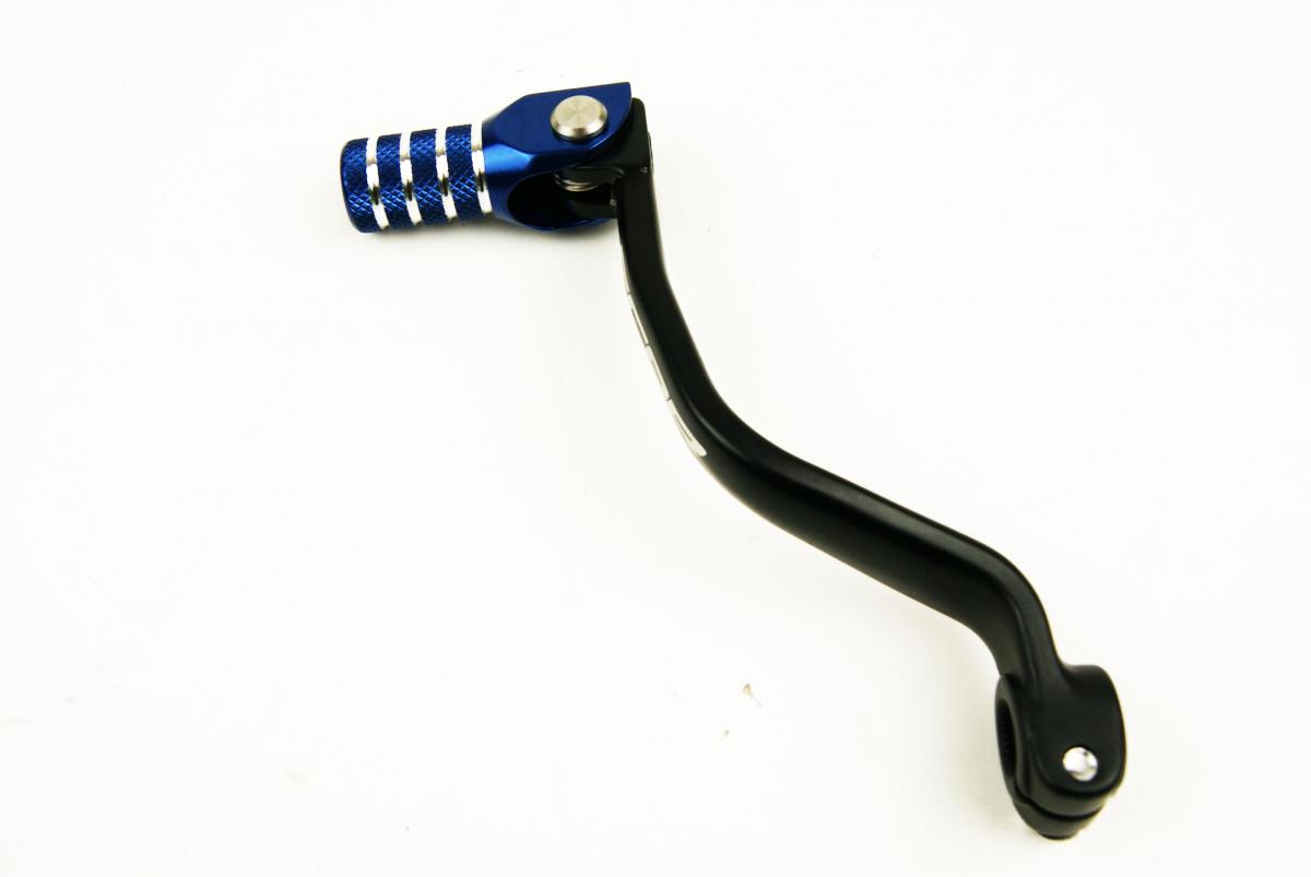 GEAR SHIFT LEVER BLACK BLUE TIP 99-26 YAMAHA YZ 65 85 FORGED ALUMINIUM SCAR GSL408