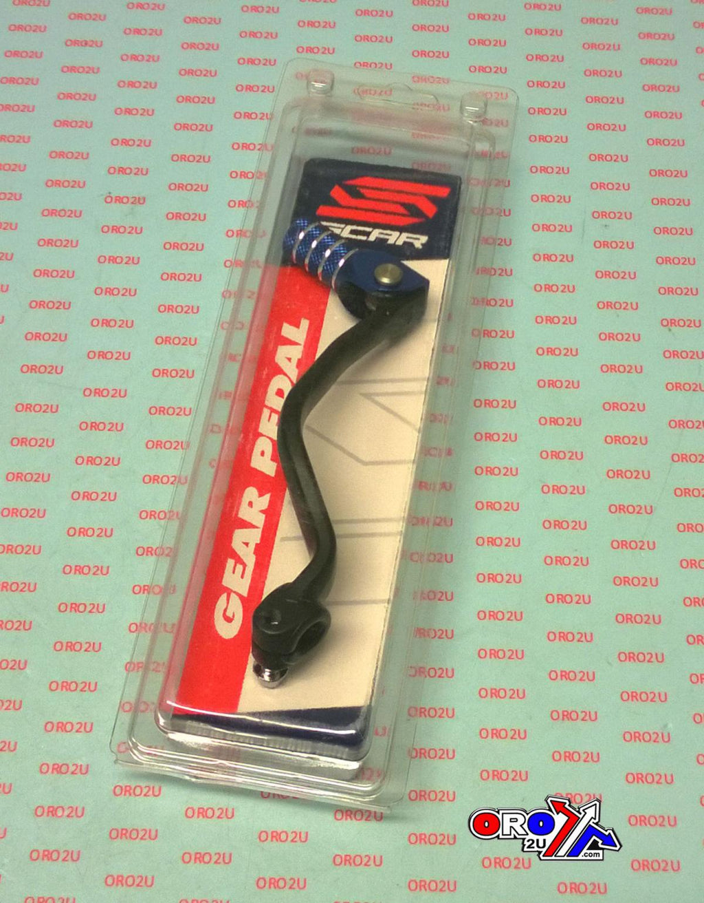 GEAR SHIFT LEVER BLACK BLUE TIP 99-26 YAMAHA YZ 65 85 FORGED ALUMINIUM SCAR GSL408