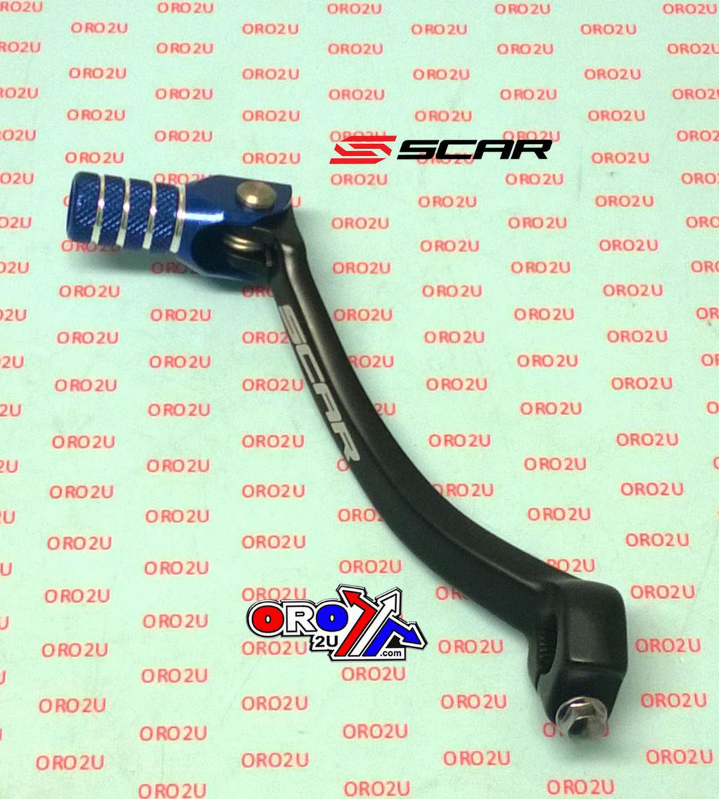 GEAR SHIFT LEVER BLACK BLUE 18-26 FANTIC YAMAHA XE XX WR YZ F FX 250 450 ALUMINIUM SCAR GSL413