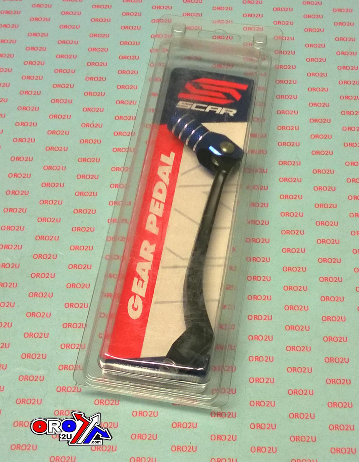 GEAR SHIFT LEVER BLACK BLUE 18-26 FANTIC YAMAHA XE XX WR YZ F FX 250 450 ALUMINIUM SCAR GSL413