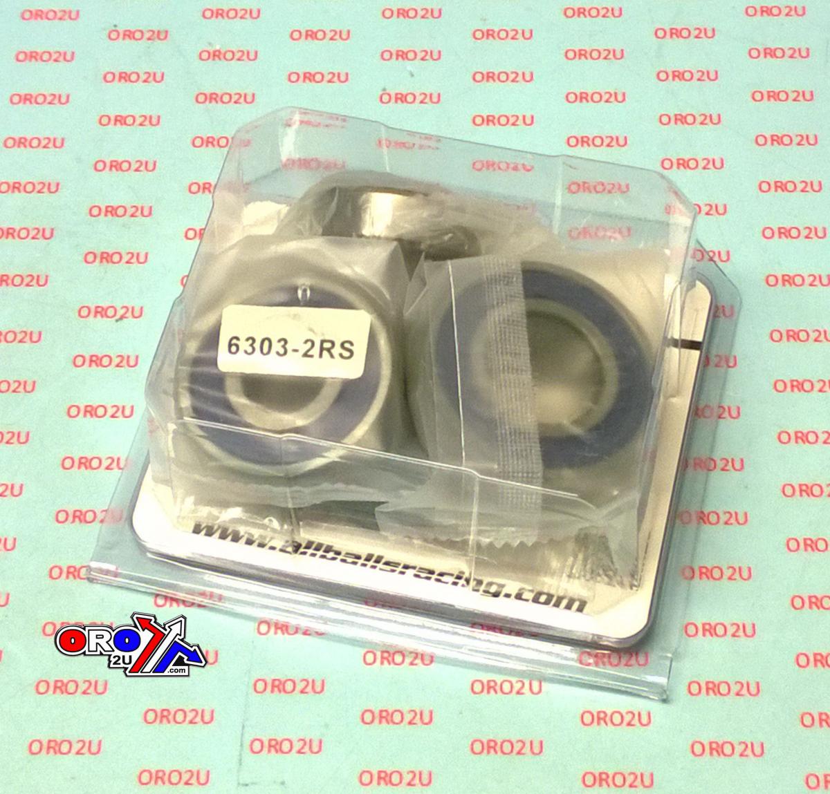 WHEEL BEARING KIT REAR 18-22 KAWASAKI Z400/EX400 NINJA, ALLBALLS 25-1780 ROAD
