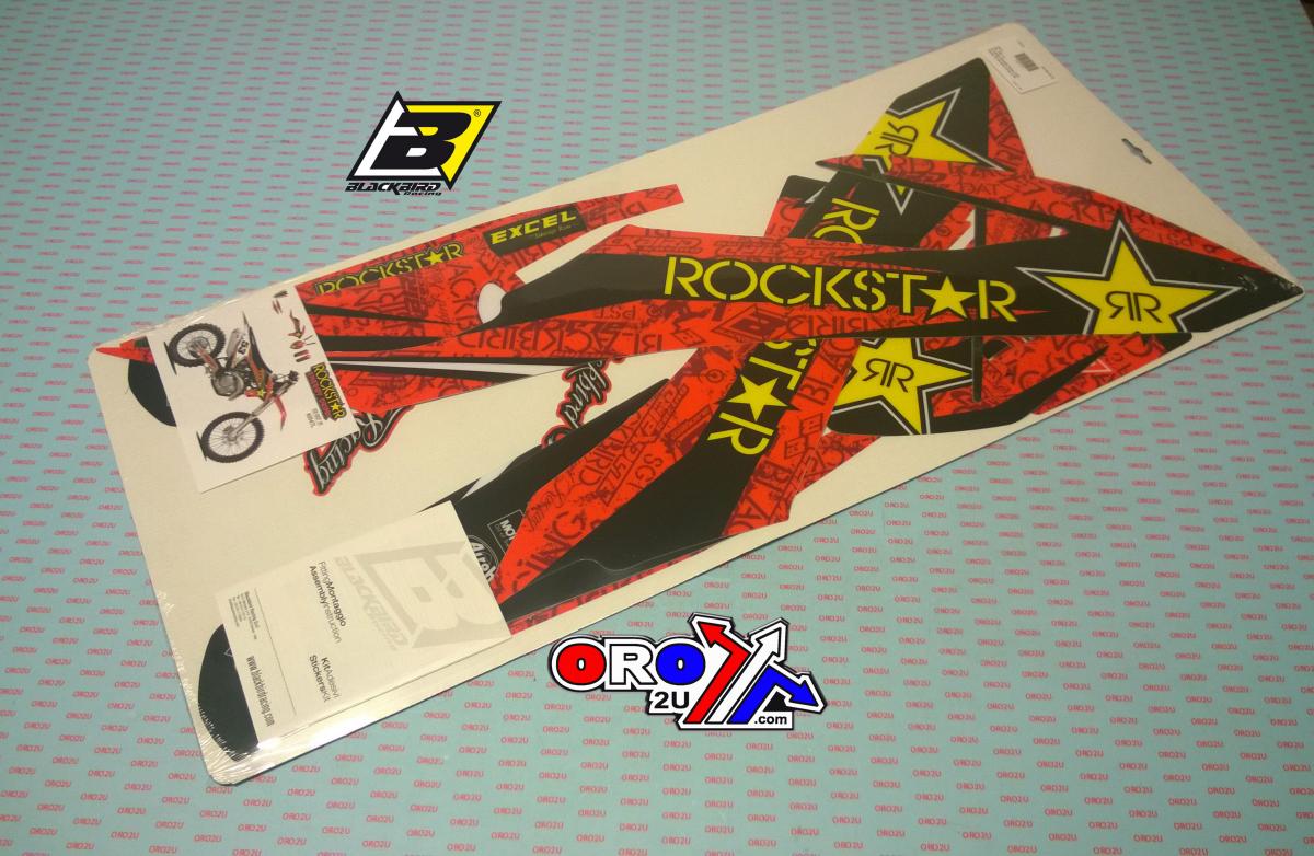 19-22 SX/SXF 20-23, KTM  ROCKSTAR DECALS, BLACKBIRD 2547L