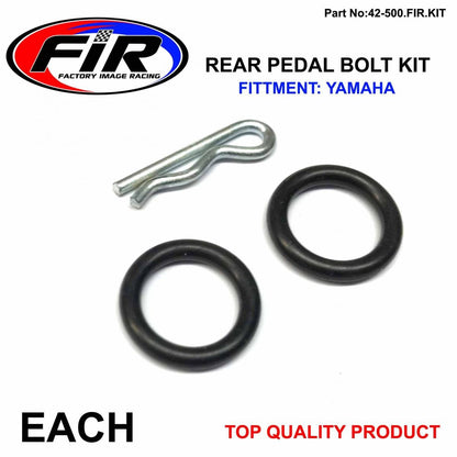 REAR YAMAHA PEDAL BOLT O-RING KIT, SUIT YAMAHA BOLT> 1C3-27217-10-00, / EACH / 3 PIECE KIT