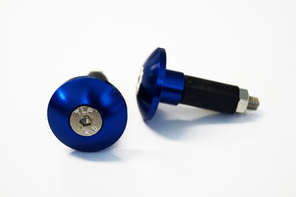 BAR ENDS 12mm BLUE [SET-2]