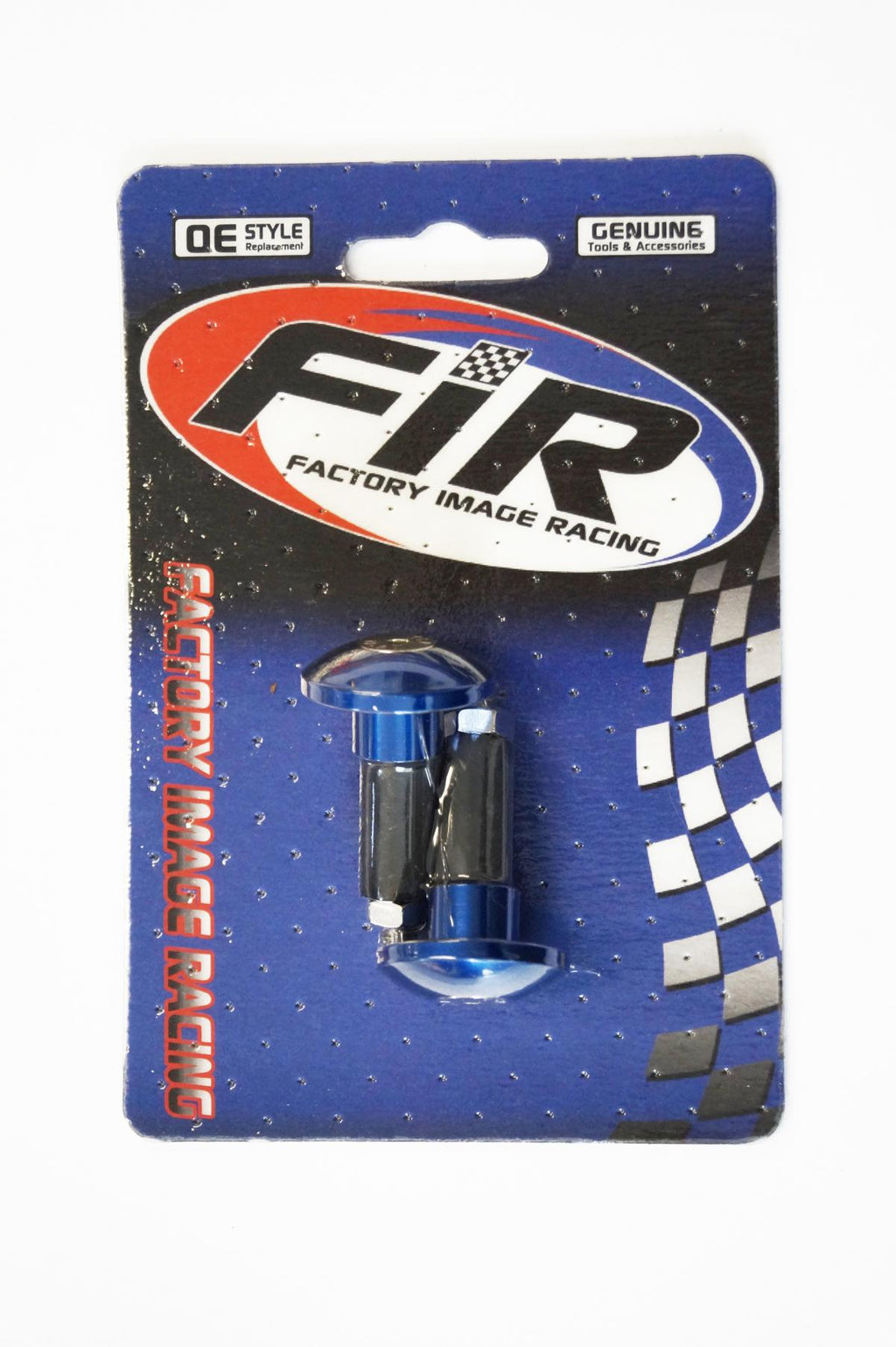 BAR ENDS 12mm BLUE [SET-2]