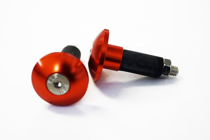 BAR ENDS 12mm ORANGE [SET-2]