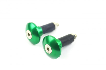 BAR ENDS 12mm GREEN [SET-2]