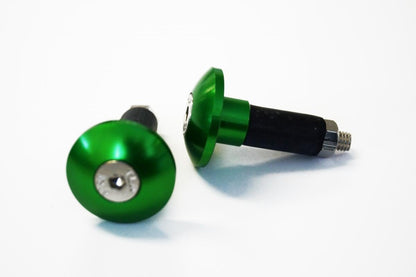 BAR ENDS 12mm GREEN [SET-2]