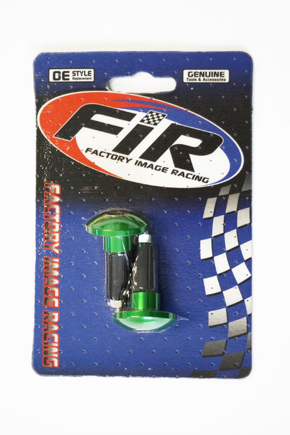 BAR ENDS 12mm GREEN [SET-2]