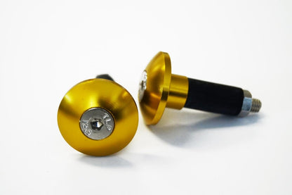 BAR ENDS 12mm GOLD [SET-2]