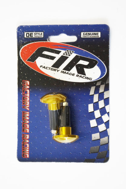 BAR ENDS 12mm GOLD [SET-2]