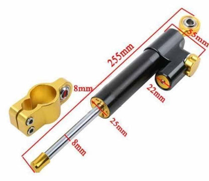 STEERING DAMPER UNIVERSAL ADJUSTABLE 255mm