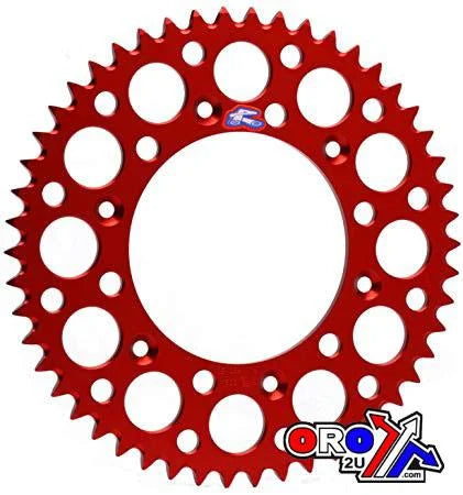REAR SPROCKET ALLOY RENTHAL RED, ULTRALITE 189U-420-50GRRD, 189U-420-50GRRD