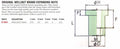 WELLNUT M5X0.8 17.8 OEM ORIGINAL (5PK), K&L 33-8064