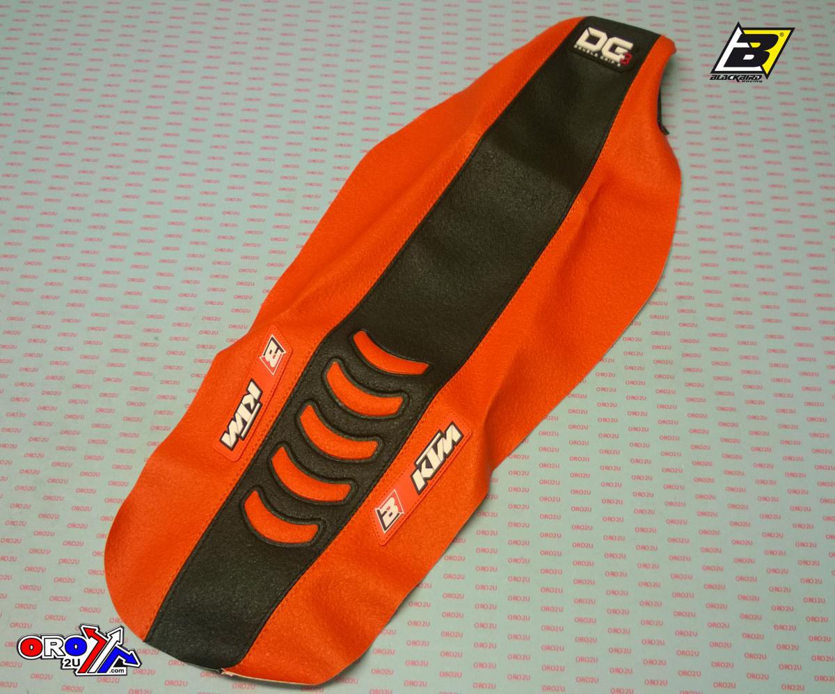 18-24 KTM 85 DG3 GRIP ORANGE/BLACK SEAT COVER, BLACKBIRD 1527H