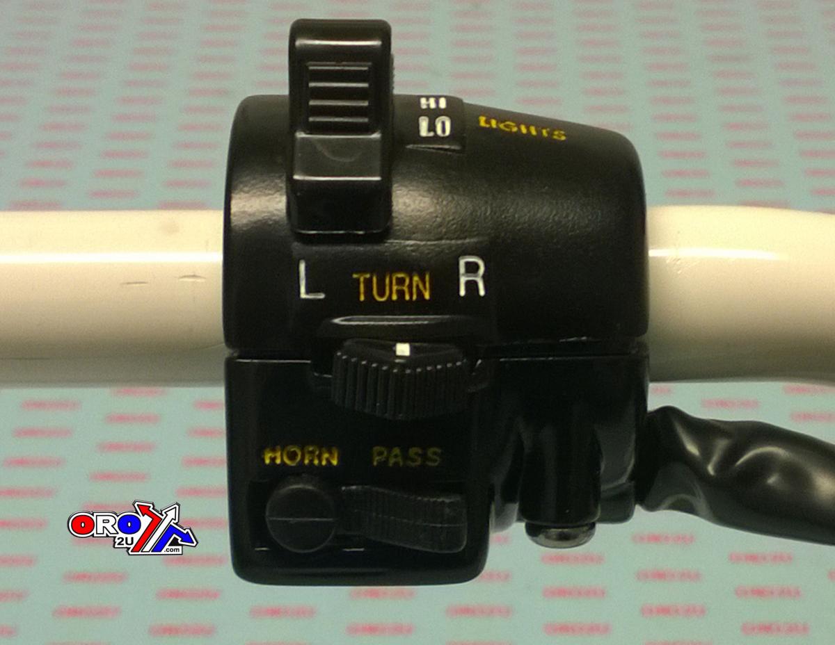 SWITCH LH. HI-LOW BEAM,PASS, HORN, TURN, 46091-044 / 46091-057 KAWASAKY TYPE