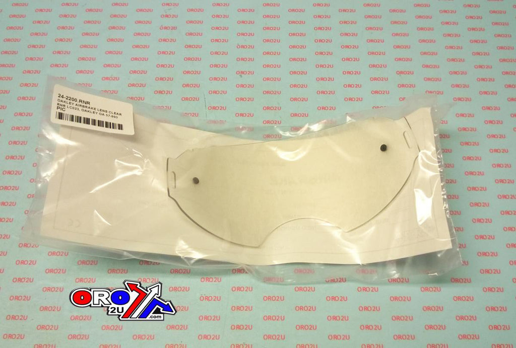 OAKLEY AIRBRAKE LENS CLEAR, RNR LC023, OAKLEY OA 57-993, RNR COPY LENS