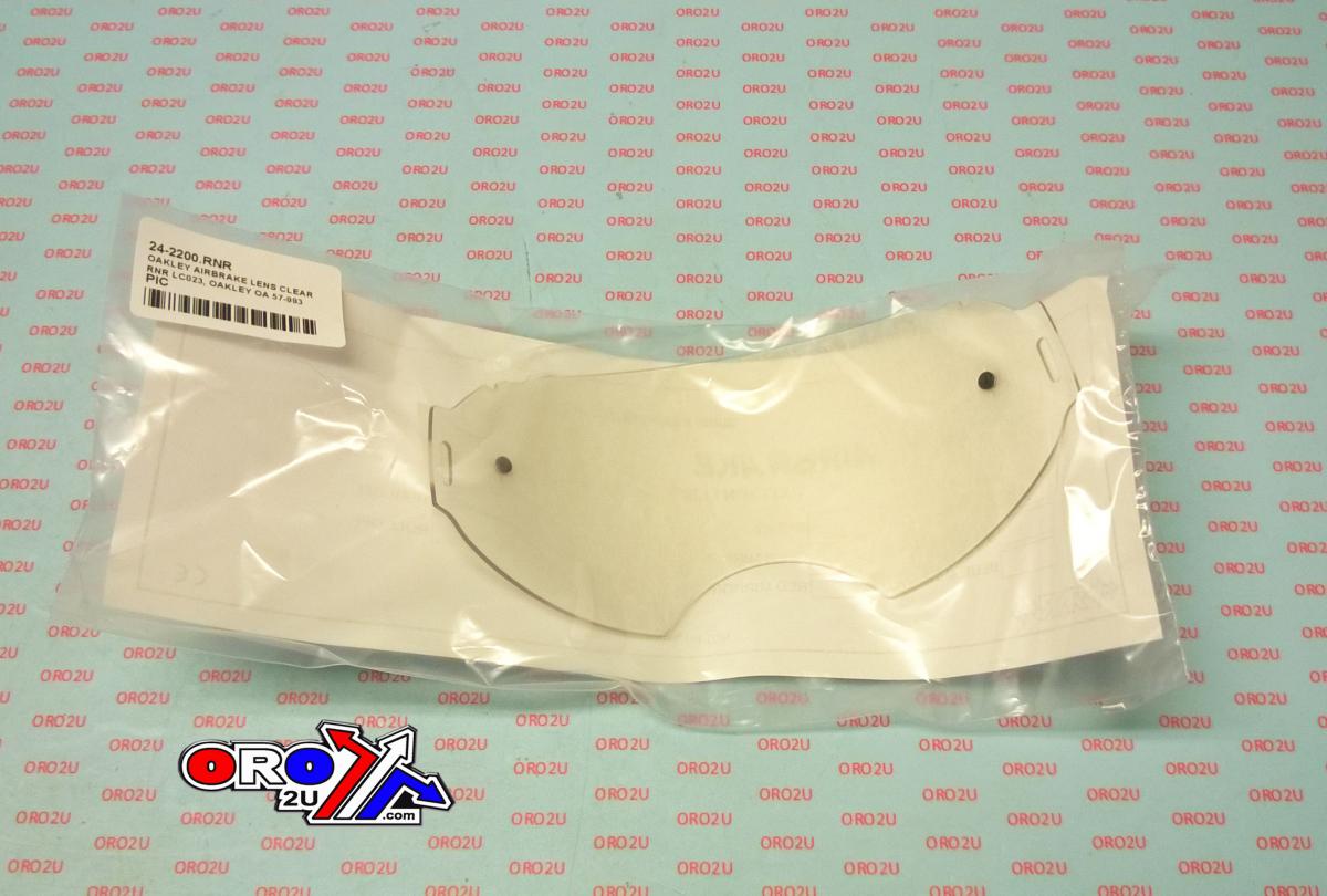 OAKLEY AIRBRAKE LENS CLEAR, RNR LC023, OAKLEY OA 57-993, RNR COPY LENS