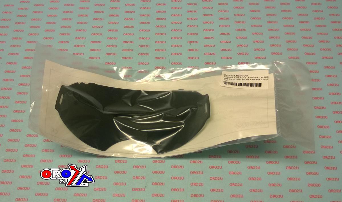 OAKLEY AIRBRAKE LENS GOLD MIRROR, RNR LMPCG023 TO FIT AIRBRAKE GOGGLES, NOT GENUINE OAKLEY