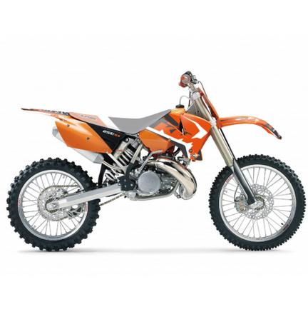 01-04 SX 03-04 EXC KTM DREAM 4 DECALS, BLACKBIRD 2517N