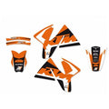 98-00 KTM SX-EXC DREAM 4, BLACKBIRD DECAL KIT 2534N
