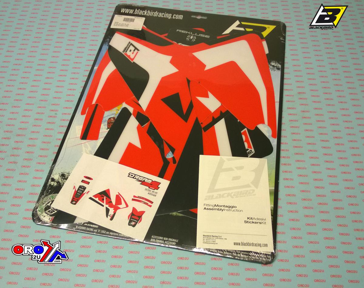 98-00 KTM SX-EXC DREAM 4, BLACKBIRD DECAL KIT 2534N
