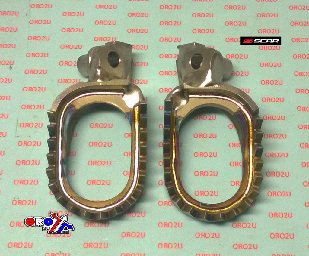 TITANIUM FOOTPEGS ANTI-MUD 97-26 ALTA FANTIC YAMAHA REDSHIFT XE XX XEF XXF YZ WR TENERE SCAR S1516AM