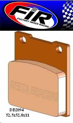 BRAKE PADS SINTERED METAL N4, RD-N4 HIGH FRICTION, DB2094 RD-N2