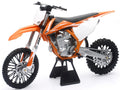 MODEL DIE CAST KTM SX-F 450 2018, ORANGE AND WHITE, SCALE 1:6, NEWRAY 49613