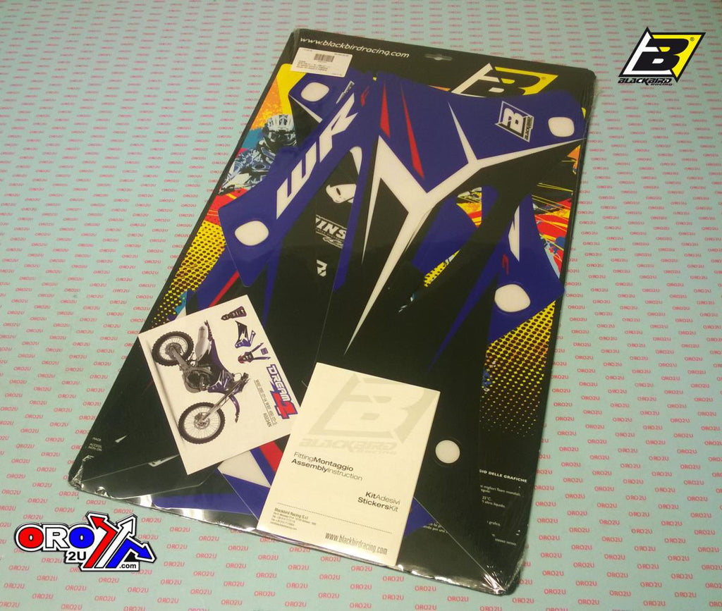 07-13 WRF250/450 DREAM-4, BLACKBIRD DECAL KIT 2234N