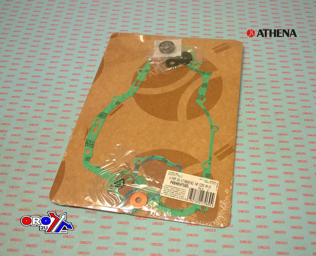 WATER PUMP GASKET KIT YZ/XX 250 99-26, ATHENA P400485475005 YAMAHA/FANTIC WITH BEARING