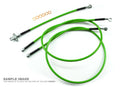 HOSE REAR BRAKE GREEN / BLK YFZ350 BANSHEE 1990-2006