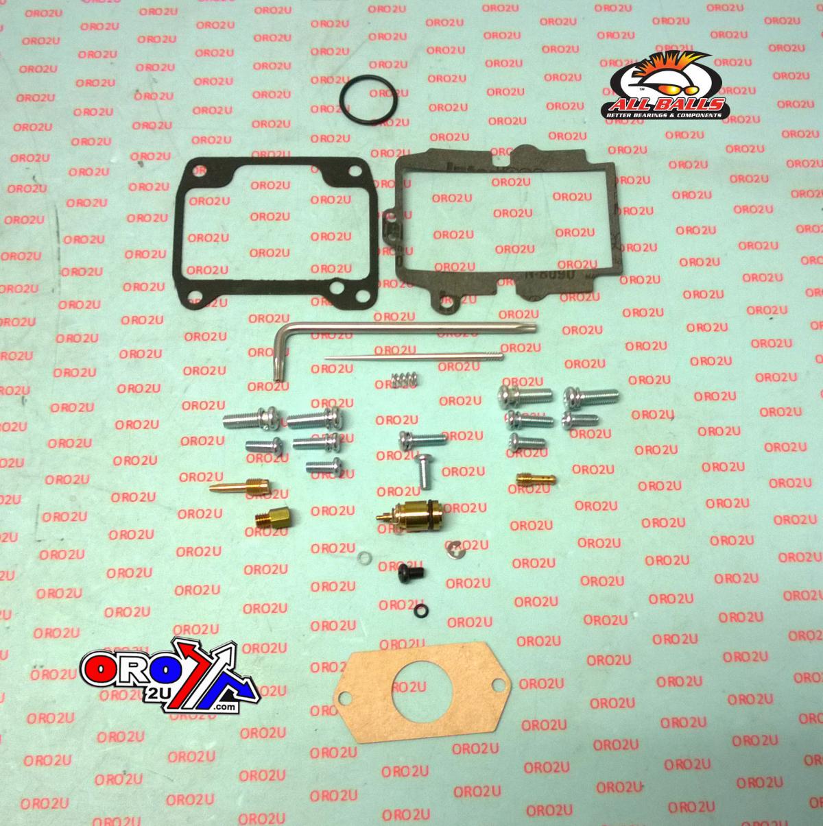 CARBURETOR REBUILD KIT 88-92 SUZ LT-250R, ALLBALLS 26-10099 ATV