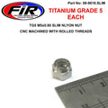 TITANIUM M5x0.80 SLIM NYLON NUT, EACH / BRAKE & CLUTCH LEVER NUT