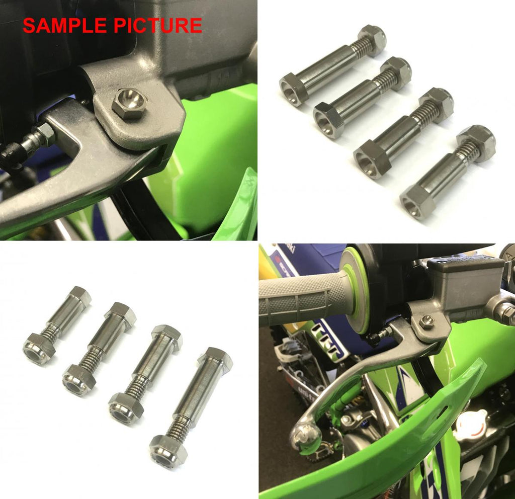 TITANIUM GR5 PIVOT BOLT KIT, HON 90114-166-006 / YAM 5MV-2589F-00, KAW 92150-1451 92001-1728