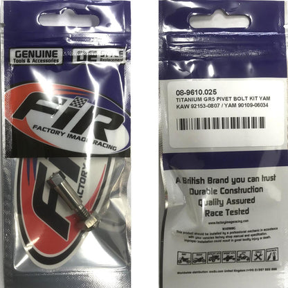 TITANIUM GR5 PIVOT BOLT KIT YAM, KAW 92153-0807 / YAM 90109-06034