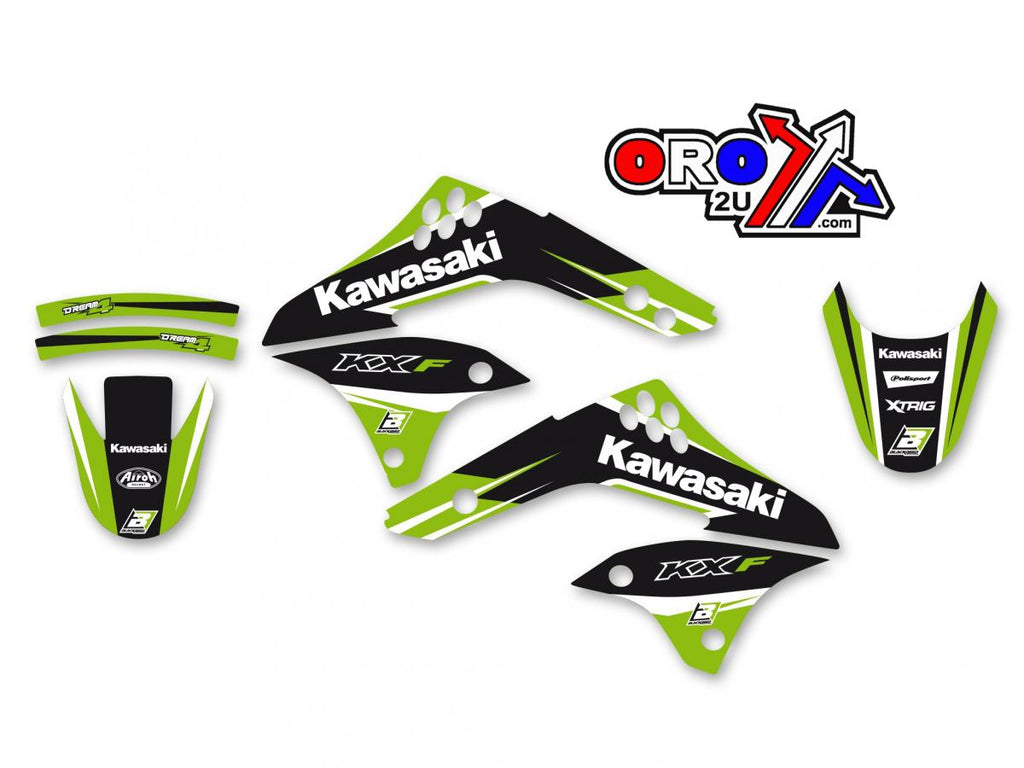 06-08 KXF450 DREAM 4 GRAPHIC, BLACKBIRD 2415N