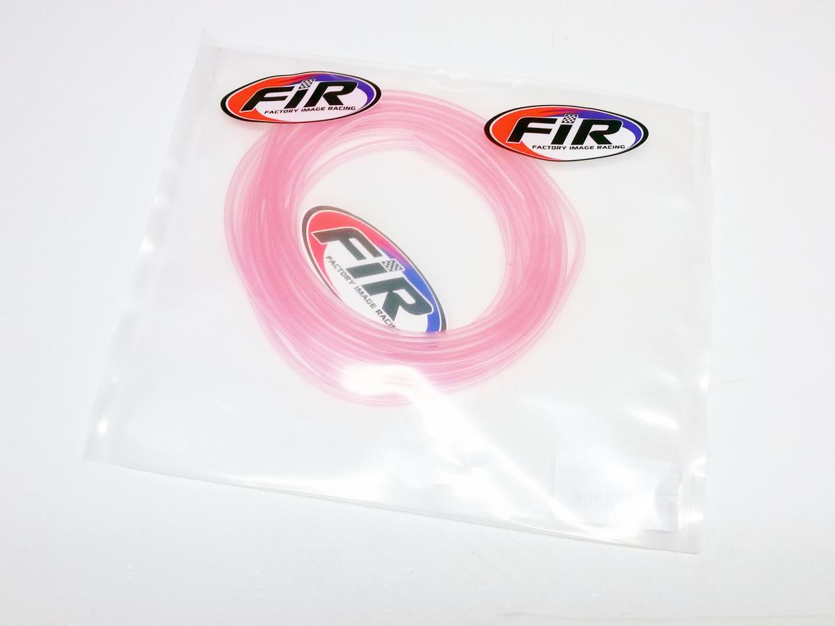 CLEAR RED BREATHER PIPE HOSE 3mm, ROLL 5M