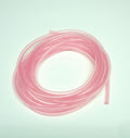 CLEAR RED BREATHER PIPE HOSE 5mm, ROLL 5M