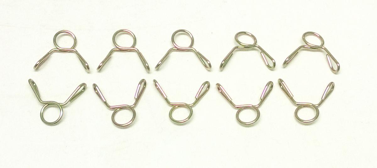 HOSE CLAMP / CLIP ID: 5mm PACK 10, ID RANGE 5.1MM -7MM