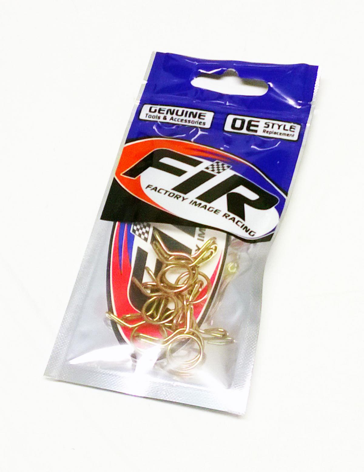 HOSE CLAMP / CLIP ID: 10mm PACK 10, ID RANGE 10MM -12.5MM