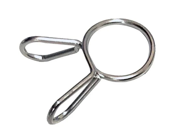 HOSE CLAMP / CLIP ID: 10mm PACK 10, ID RANGE 10MM -12.5MM