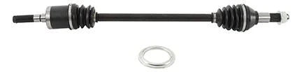 HEAVY DUTY 6 BALL DRIVESHAFT, ALLBALLS AB6-CA-8-217, 705401236, CAM AM MAVERICK FRONT RIGHT HAND