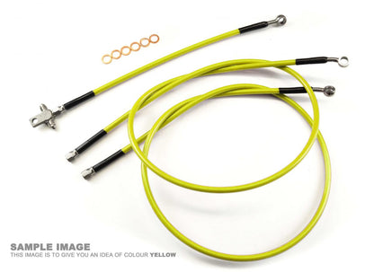 HOSE FRONT BRAKE KIT/3 YEL +2 YAMAHA YFZ 350 BANSHEE 90-06
